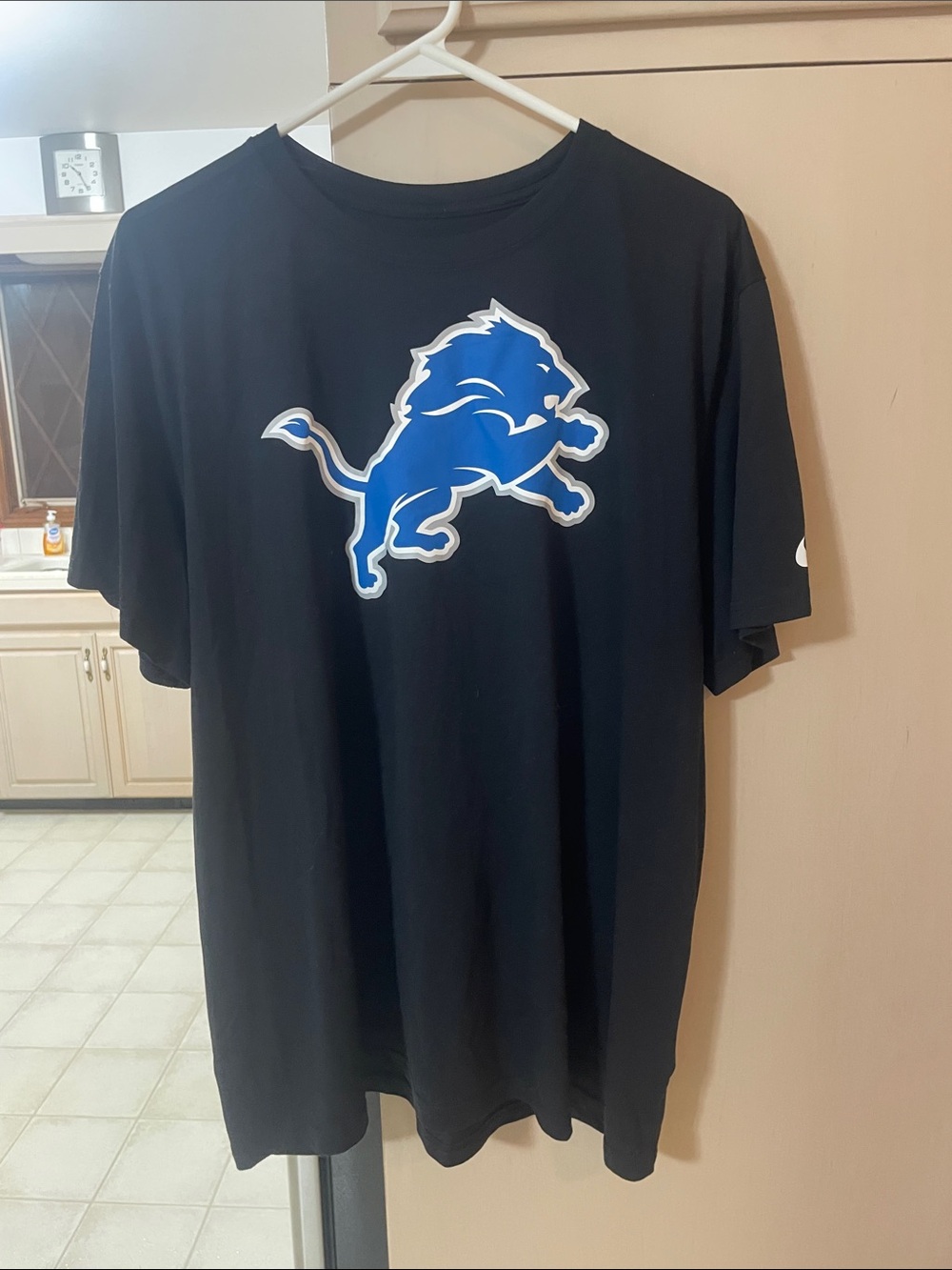 Detroit Lions Nike Men's Black Short-Sleeve Tee NWOT